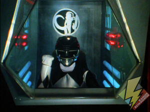 Black Ranger in the Mastodon cockpit